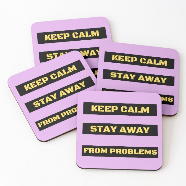 Item preview, Keep Calm and Stay Away From Problems Cool Typography  designed and sold by garniturex.