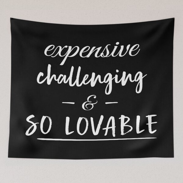 Item preview, Expensive challenging and SO LOVABLE - Cute Empowerment - Difficult VALID and WORTHY of love designed and sold by originalsusie.