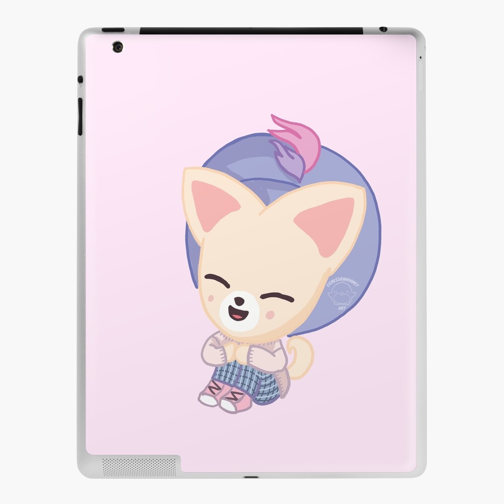 Stray kids - skzoo Wolf chan iPad Case & Skin by MomosDrawing