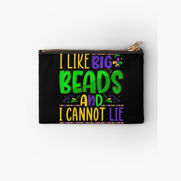 Item preview, I Like Big Beads And I Cannot Lie Funny Mardi Gras  designed and sold by wendyy88.
