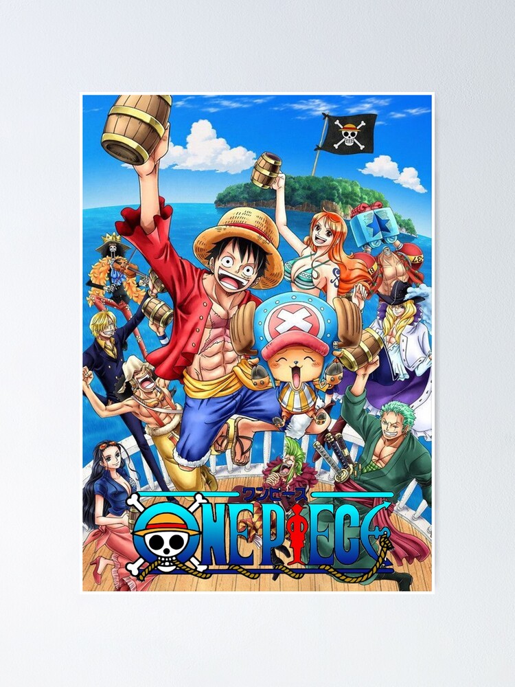 One Piece Characters Anime Poster