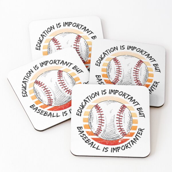 Item preview, Education Is Important But Baseball Is Importanter designed and sold by LuckyKermit.