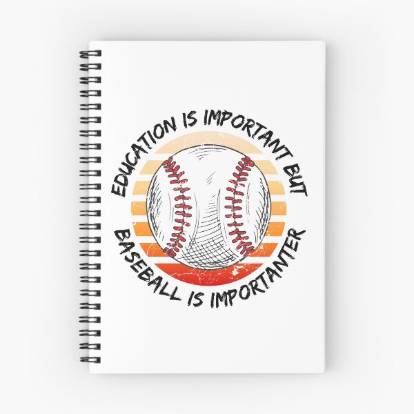 Item preview, Education Is Important But Baseball Is Importanter designed and sold by LuckyKermit.