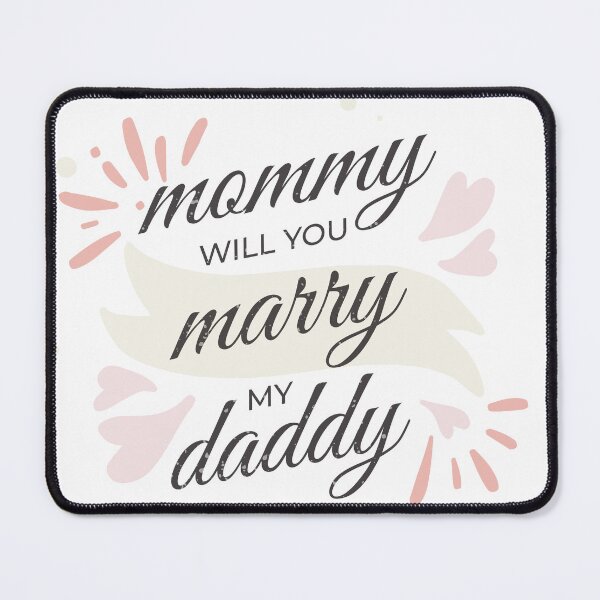 Item preview, Mommy will you marry my daddy marriage proposal baby onesie designed and sold by Tiny-Piggy.
