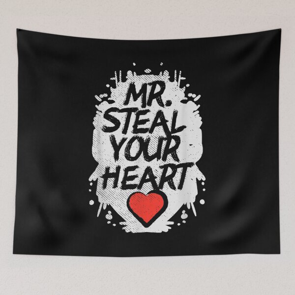 Item preview, Mr Steal Your Heart Cute Happy Valentines Day Boys Men  designed and sold by wendyy88.