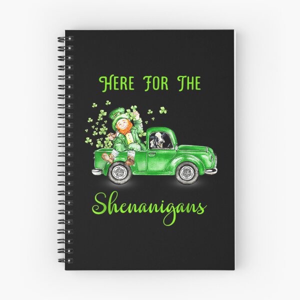 Item preview, Here For The Shenanigans Leprechaun Cow St Patricks Day  designed and sold by wendyy88.