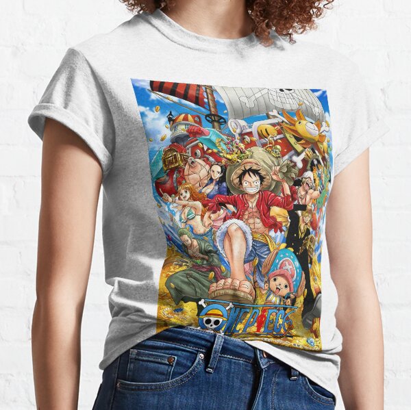 Monkey D. Luffy Wano Act Custom Anime Chibi One Piece T-Shirt -  Freedomdesign