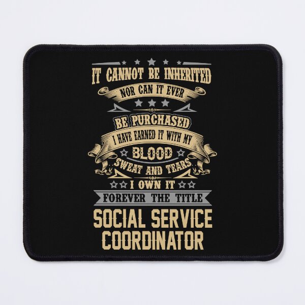 Item preview, Social Service Coordinator T Shirt - Forever The Title Job Gift Item Tee designed and sold by celiagomez456.