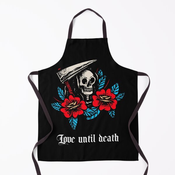 Item preview, Love Until Death Skull Art designed and sold by mrkedi123.