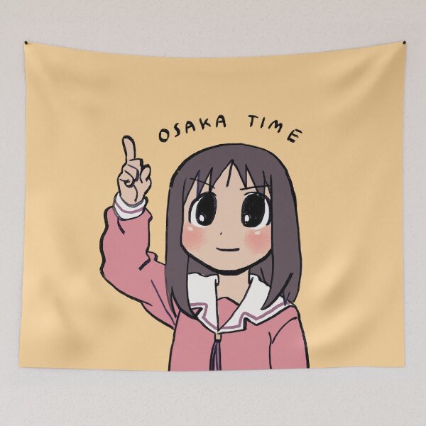 Item preview, I draw osaka pointing up osaka time text / azumanga daioh designed and sold by RansRoom.