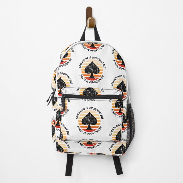 Item preview, Education Is Important But Poker Is Importanter designed and sold by LuckyKermit.