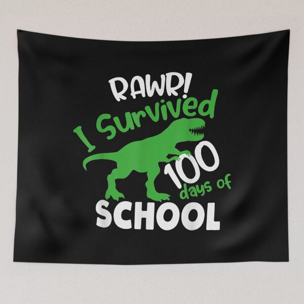 Item preview, 100 Days Of School 100th Day Dino  designed and sold by wendyy88.