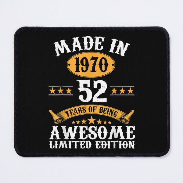 Item preview, 52 Years Old Gift Made In 1970 Limited Edition 52nd Birthday  designed and sold by wendyy88.
