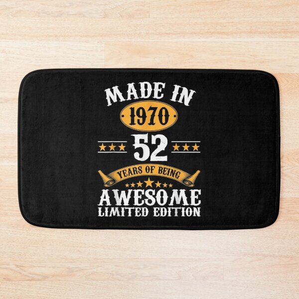 Item preview, 52 Years Old Gift Made In 1970 Limited Edition 52nd Birthday  designed and sold by wendyy88.