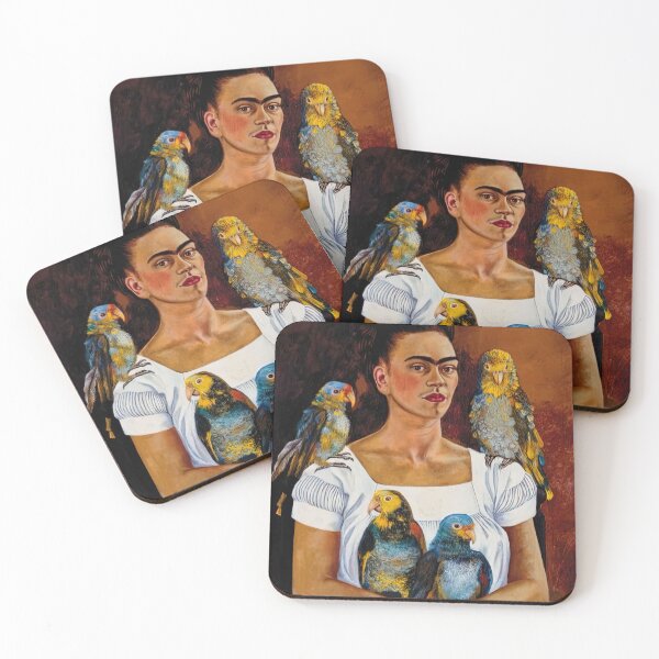 Item preview, Me and My Parrot by Frida Kahlo designed and sold by AestheticsXarts.