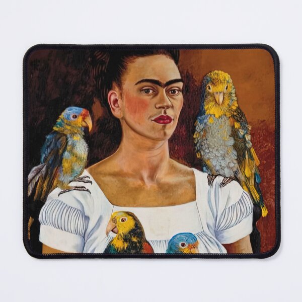 Item preview, Me and My Parrot by Frida Kahlo designed and sold by AestheticsXarts.