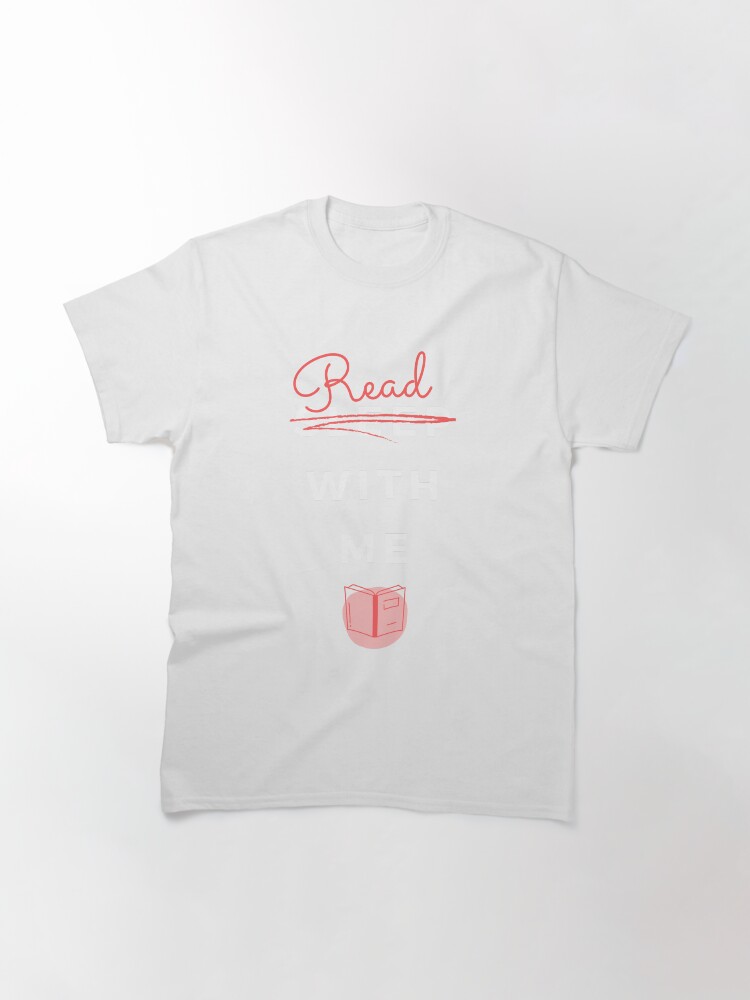 Thumbnail 3 von 7, Classic T-Shirt, Read with me - black designt und verkauft von joandarlingsbks.