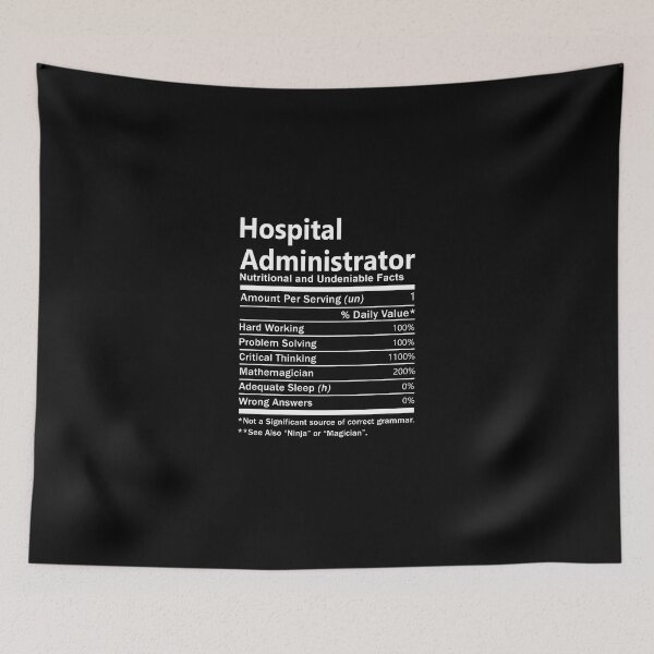 Item preview, Hospital Administrator  T Shirt - Nutrition Factors Job Gift Item Tee designed and sold by wardorion9.