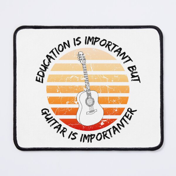 Item preview, Education Is Important But Guitar Is Importanter designed and sold by LuckyKermit.