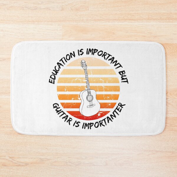 Item preview, Education Is Important But Guitar Is Importanter designed and sold by LuckyKermit.