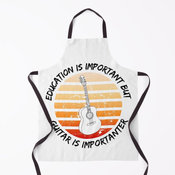 Item preview, Education Is Important But Guitar Is Importanter designed and sold by LuckyKermit.