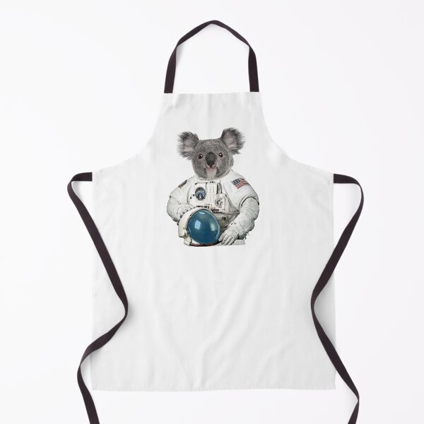 Item preview, Cute koala astronaut portrait (white) designed and sold by Madame Memento.