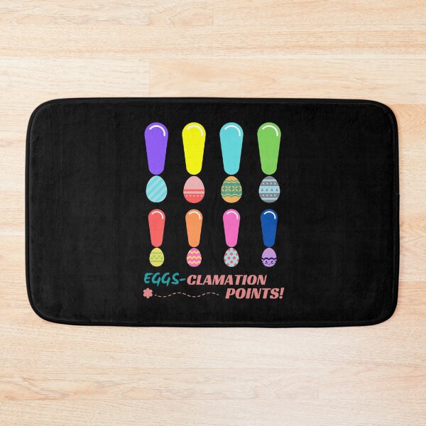 Item preview, Eggs-clamation Points! - twin of Exclamation Points (bottom title, in black) | Happy Easter | Funny Easter designed and sold by CosmicStory.