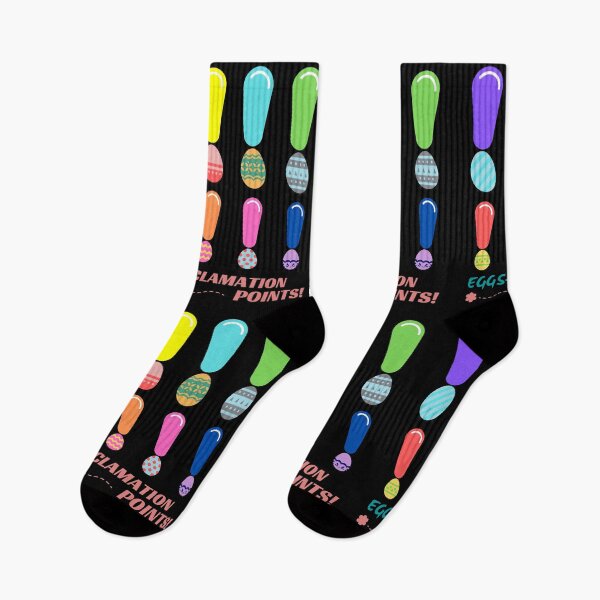 Item preview, Eggs-clamation Points! - twin of Exclamation Points (bottom title, in black) | Happy Easter | Funny Easter designed and sold by CosmicStory.