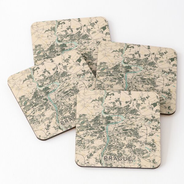 Item preview, Prague City Map of Czech Republic - Vintage designed and sold by deMAP.