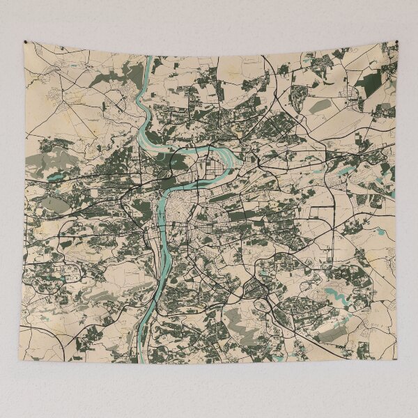 Item preview, Prague City Map of Czech Republic - Vintage designed and sold by deMAP.