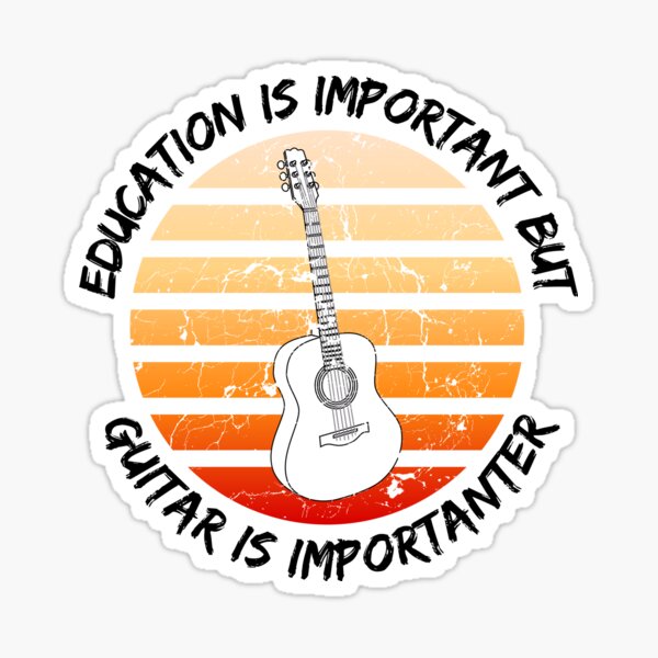 Guitar Jokes Stickers for Sale | Free US Shipping | Redbubble
