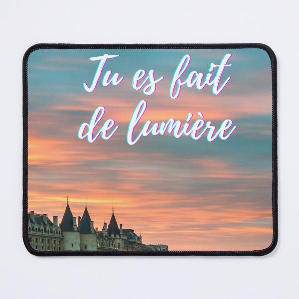 Item preview, I am made of light - popular french quotes theme gifts designed and sold by RebelliousRosee.