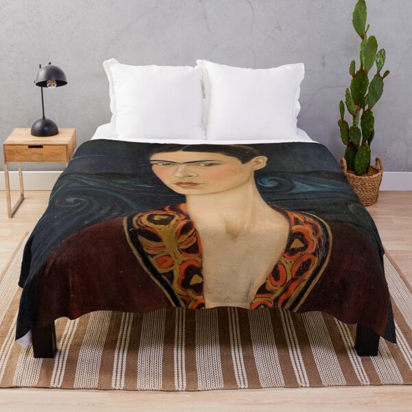 Item preview, Self Portrait in a Velvet Dress by Frida Kahlo designed and sold by AestheticsXarts.