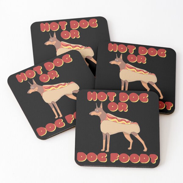 Item preview, Hot Dog or dog food Cute Funny Pun designed and sold by RichTeeDesigns.
