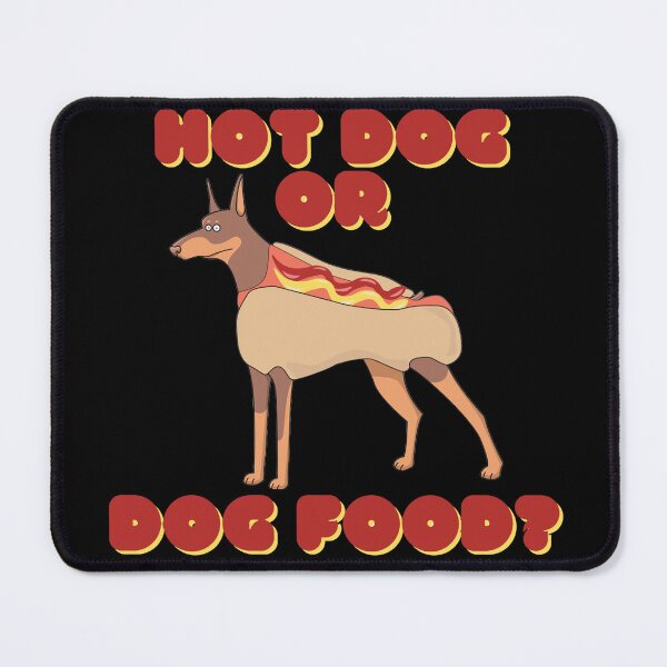 Item preview, Hot Dog or dog food Cute Funny Pun designed and sold by RichTeeDesigns.