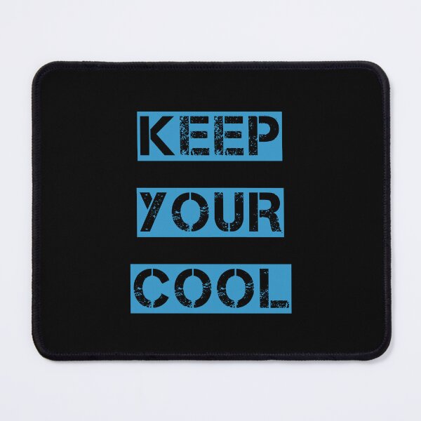 Item preview, KEEP YOUR COOL light blue designed and sold by Randa Ranmania.