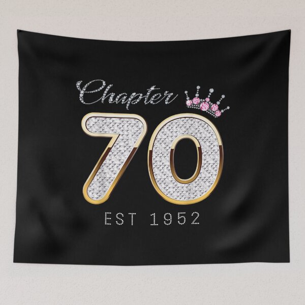 Item preview, Chapter 70 Est 1952 70th Birthday Gift For Womens  designed and sold by wendyy88.