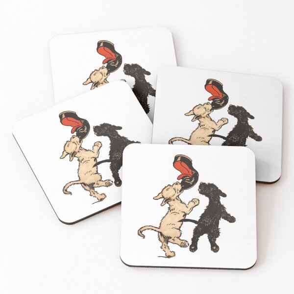 Item preview, Puppies Rough and Tumble by Cecil Laloin - Vintage Art designed and sold by RickE.