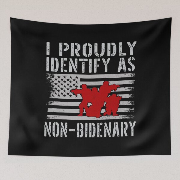 Item preview, I Identify As Non-Bidenary Funny Anti-Biden designed and sold by 2blackcherries.
