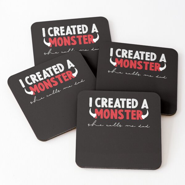 Item preview, Monster Daughter Father Dad Daddy Poppa Stepdad Husband designed and sold by TomGiantDesigns.