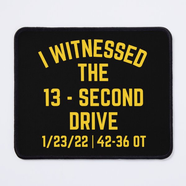 Item preview, Funny I Witnessed The 13 Second Drive Football Essential T-Shirt designed and sold by stewaales6.