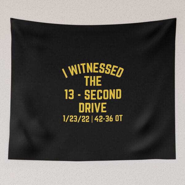 Item preview, Funny I Witnessed The 13 Second Drive Football Essential T-Shirt designed and sold by stewaales6.