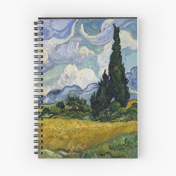 Item preview, Wheat Field with Cypresses by Vincent van Gogh designed and sold by AestheticsXarts.