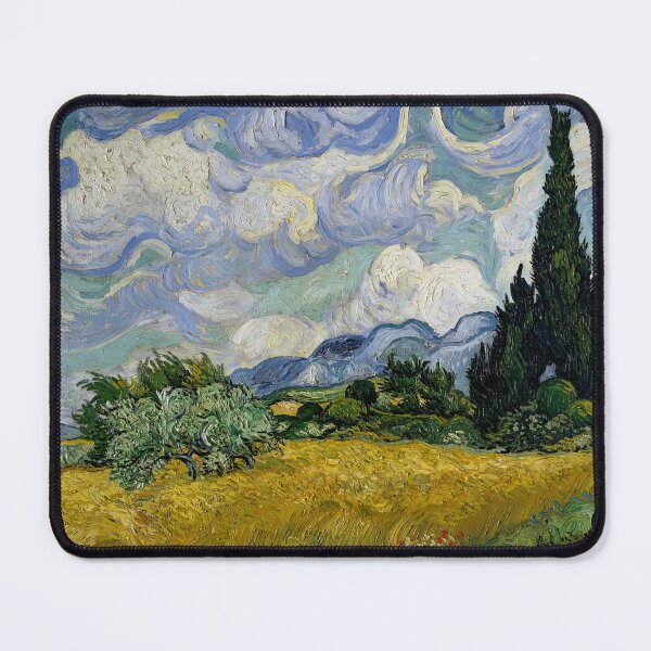 Item preview, Wheat Field with Cypresses by Vincent van Gogh designed and sold by AestheticsXarts.