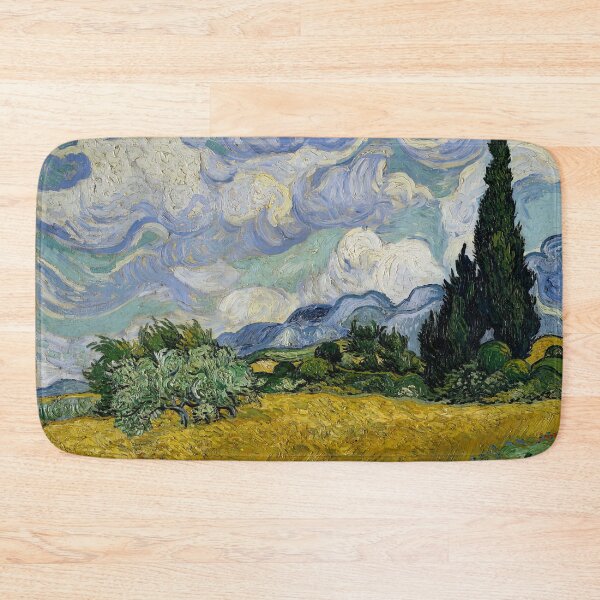 Item preview, Wheat Field with Cypresses by Vincent van Gogh designed and sold by AestheticsXarts.