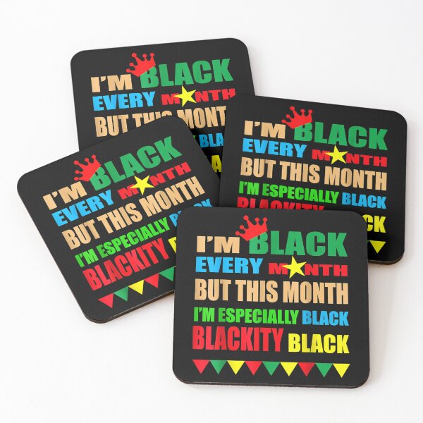 Item preview, Soy negro todos los meses, pero este mes soy Blackity Black designed and sold by wendyy88.