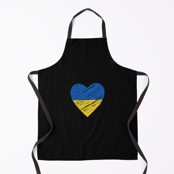 Item preview, Ukrainian flag heart designed and sold by Marharyta Ushakova.