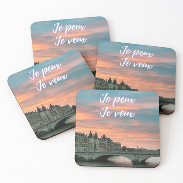 Item preview, I can I will - popular french quotes theme gifts  designed and sold by RebelliousRosee.