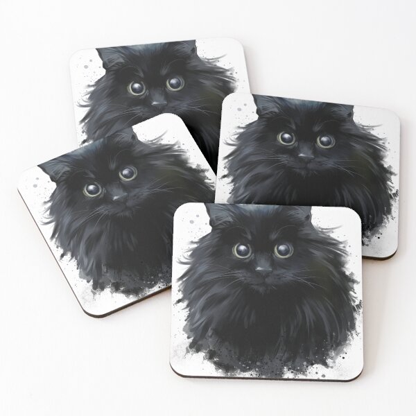 Item preview, black cat designed and sold by RedShop24.