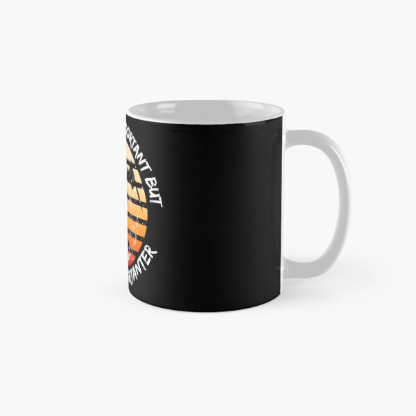 Item preview, Education Is Important But Hiking Is Importanter Grunge Retro Sunset In Black designed and sold by LuckyKermit.